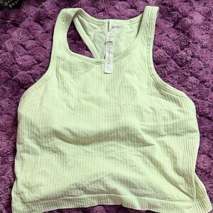 Lululemon Athletica Ribbed Tank Top - Light Green